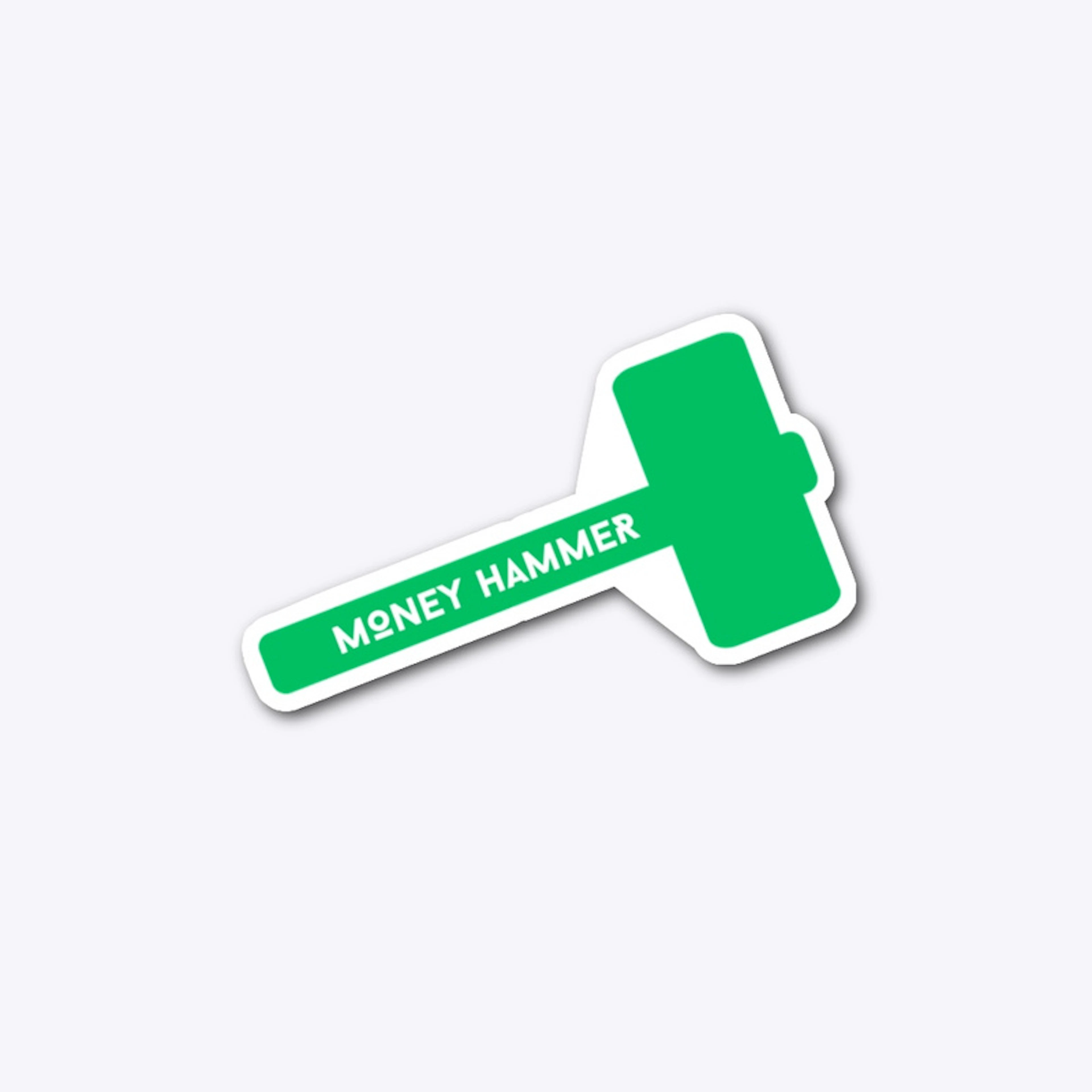 Money Hammer Sticker